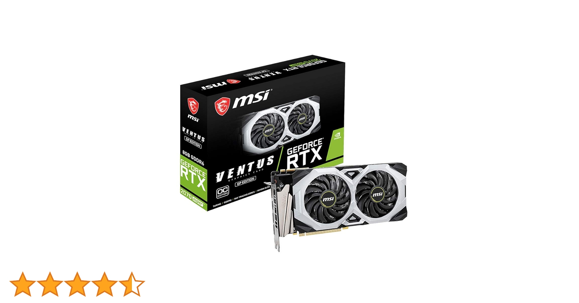 Amazon | MSI GeForce RTX 2070 SUPER VENTUS GP OC